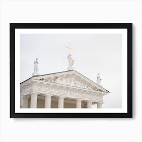 Cathedral Facade Vilnius Lithuania Art Print