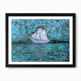 Sailboat In The Water Poster