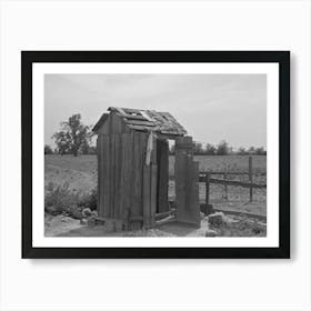 Privy Of Sharecropper Family, New Madrid County, Missouri By Russell Lee Art Print