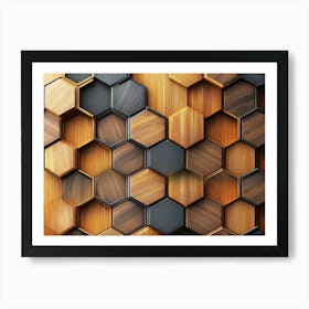 Wood Texture Background Art Print