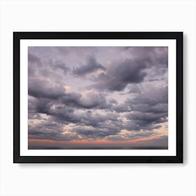 Dusk Clouds Poster