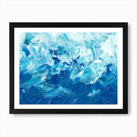 Blue Wave 1 Art Print