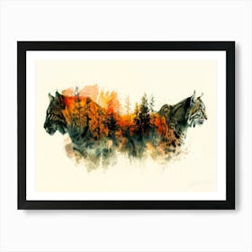 Wild Cat Ridge - Of The Forest Art Print