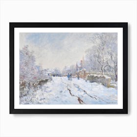 Snow At Argenteuil (1874–1875), Claude Monet Art Print