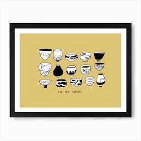 Brown Tea Art Print