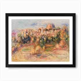 Landscape, La Gaude, Pierre Auguste Renoir Art Print