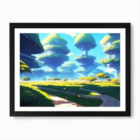 Futuristic City, Futuristic Art, Futuristic Landscape, Futuristic City, Futuristic City Art Print