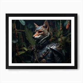 Gray Fox 4 Art Print