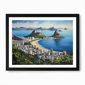 Rio De Janeiro art 1 Art Print