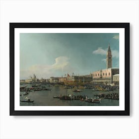 Venice The Basin Of San Marco On Ascension Day, Canaletto Art Print