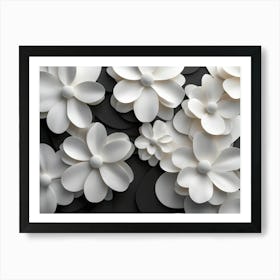 Paper Flowers 4 Art Print