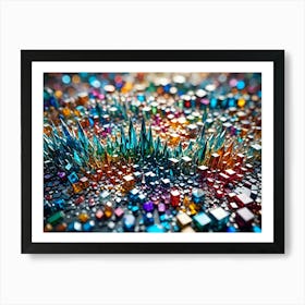 Abstract Cubes 1 Art Print