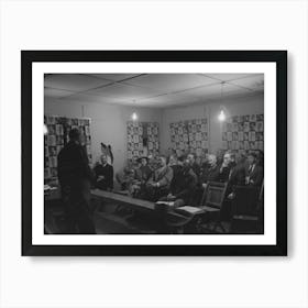 Untitled Photo, Possibly Related To Meeting Of Farmers With Agricultural Agent, Placer County, California By Art Print