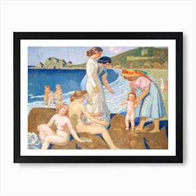 Bathers In Perros Guirec, Maurice Denis Art Print