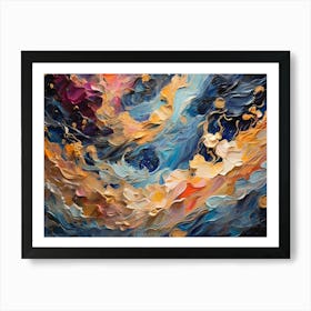 Abstract Painting 666 Art Print