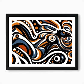 Psychedelic Portrait Art Print