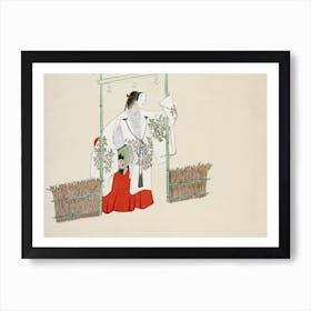 Masked Man From Momoyogusa –Flowers Of A Hundred Generations (1909), Kamisaka Sekka Art Print