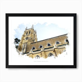 St John’S Cathedral, Hong Kong, China Art Print