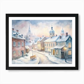 Swedish Winter Art Print