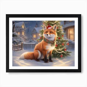 Christmas Animals 25 Art Print