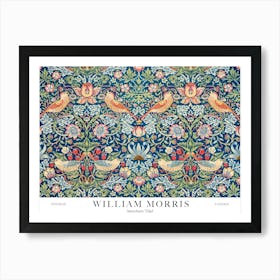 William Morris Prints Strawberry Thief Original Landscapes Landscape Botanical Vintage Art Print