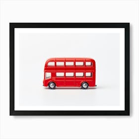 Toy Car Red London Bus 2 Art Print