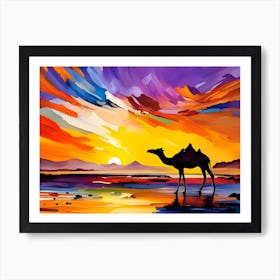 Desert lsndscape Art Print