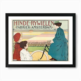 Hinde Bicycles Factory Amsterdam (1896–1898), Johann Georg Van Caspel Art Print