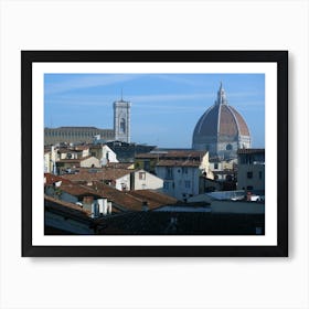 Florence Rooftop Roofs Architecture Dome Italian Italy Milan Venice Florence Rome Naples Toscana photo photography art travel Art Print