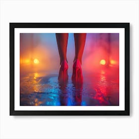 High Heeled Shoes Art Print