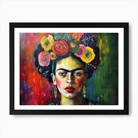 Contemporary Artwork Inspired By Frida Kahlo 4 Affiche