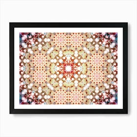 Beige Abstraction Pattern Art Print