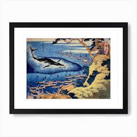 Whaling Off The Goto Island Art Print
