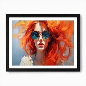 'Sunshine Girl' Art Print