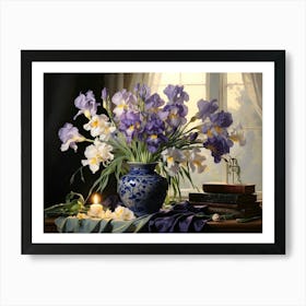 Iris Painting Poster