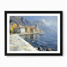 City By The Sea Art Print