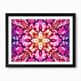 Psychedelic Mandala 3 Art Print