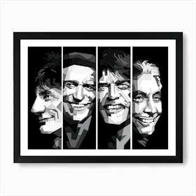 The Rolling Stones Most Wanted British Rock And Roll Band Art Print