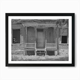 Front Of Abandoned Residence In Georgetown, New Mexico, Ghost Gold Mining Town By Russell Lee Art Print