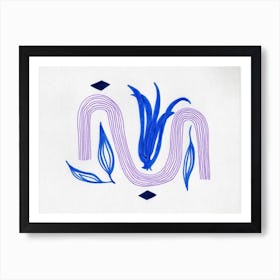 Abstract Tulip Art Print