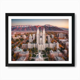 Salt Lake City Temple Art Print