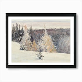 Vintage Winter Landscape II Art Print