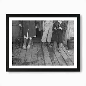 Children S Shoes And Clothes, Alfred Atkinson Family Near Shannon City, Ringgold County, Iowa By Russell Lee Art Print