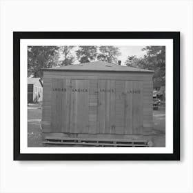 Sanitary Facilities At Cabin Trailer Camp Used By Workmen And Their Families, Hermiston, Oregon By Russell Lee Art Print