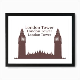 London Tower Art Print