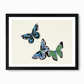 Vintage Butterfly, Cho Senshu (2) Art Print