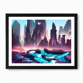 Futuristic City Art Print