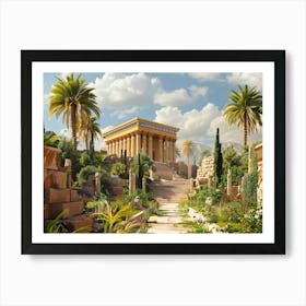 Egyptian Garden 6 Art Print