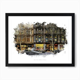 Collins Street, Melbourne, Victoria Art Print