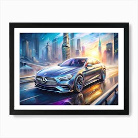 Mercedes Cls Art Print